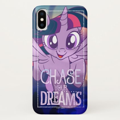 My Little Pony | Twilight - Chase Your Dreams iPhone X Case