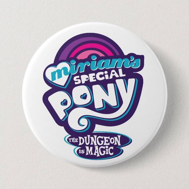 My Little Prepotente Button (Front)