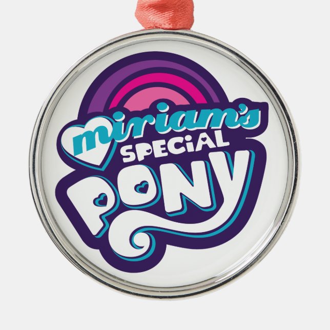 My Little Prepotente Metal Ornament (Front)