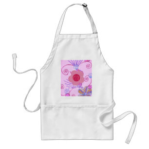My Little Princess: Baby Pink Vector Inspirational Adult Apron