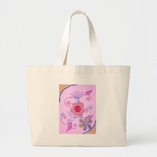 My Little Princess: Baby Pink Vector Inspirational Large Tote Bag
