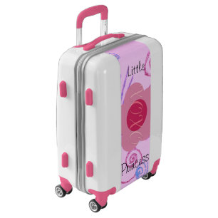 My Little Princess: Baby Pink Vector Inspirational Luggage