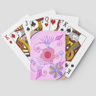 My Little Princess: Baby Pink Vector Inspirational Poker Cards