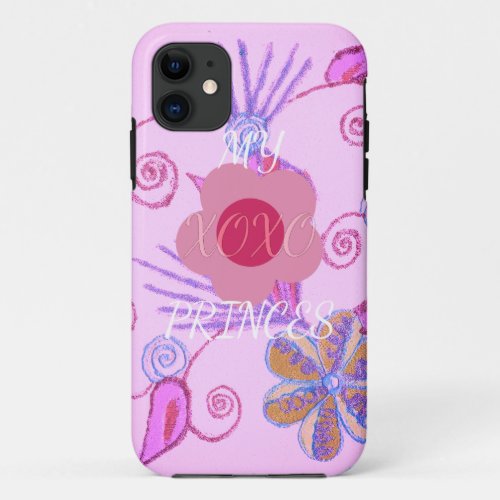 My Little Princess I love You XOXO iPhone 11 Case