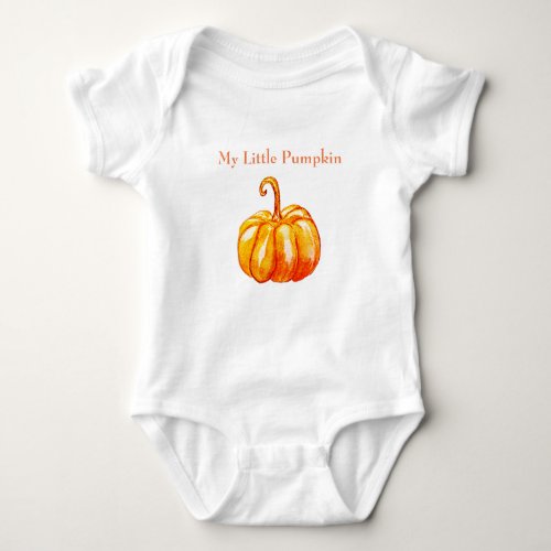 My Little Pumpkin  T_shirt Baby Bodysuit