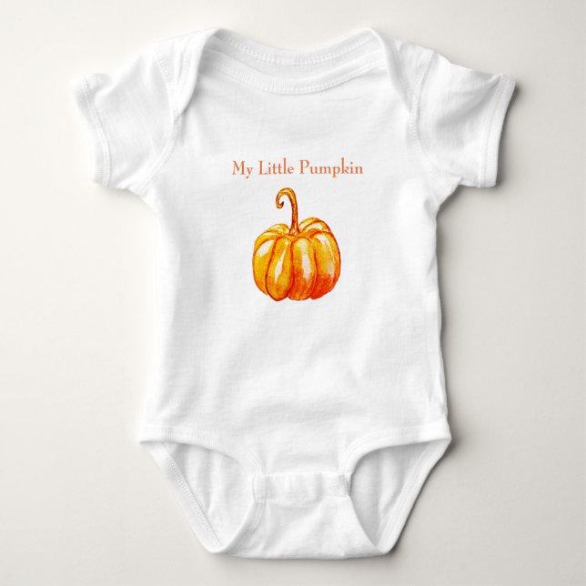 My Little Pumpkin  T-shirt Baby Bodysuit (Front)
