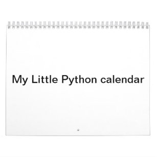 My Little Python calendar