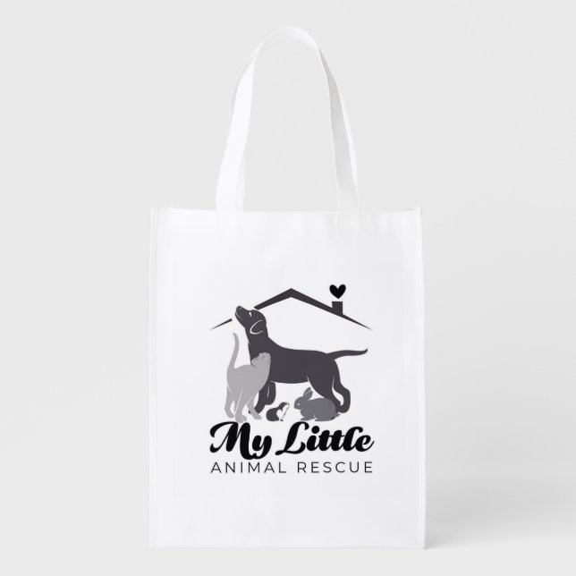 My Little Rescue Reusable Grocery Bag (Front)