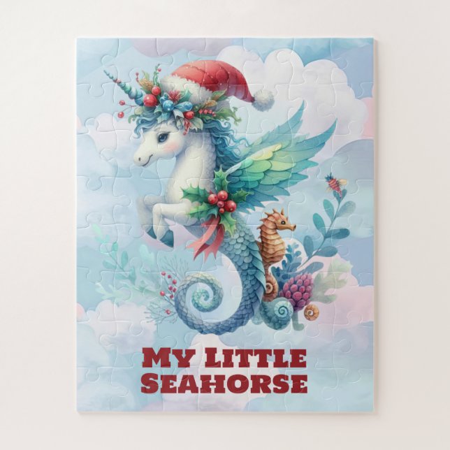 My Little Seahorse Children's Christmas Puzzle (Vertical)