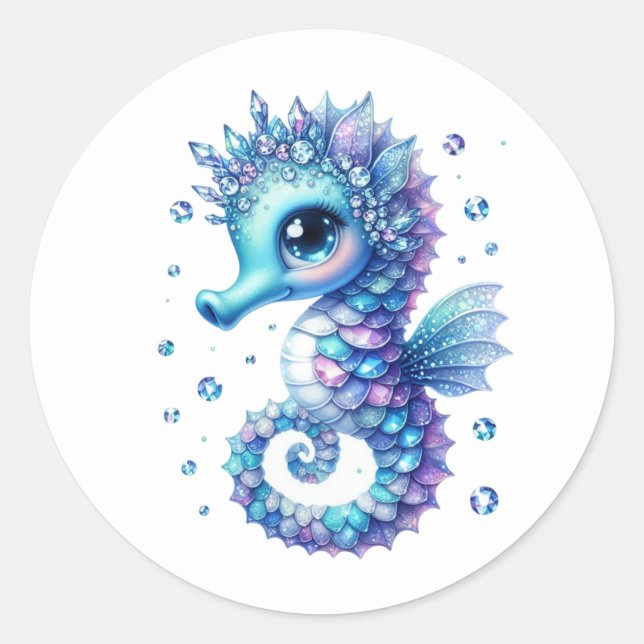My Little Seahorse Stickers (Front)