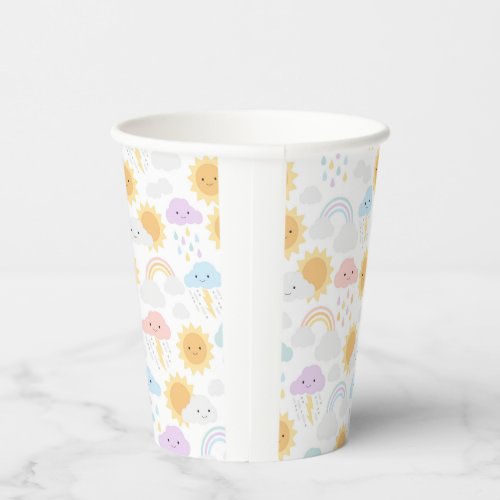 My Little Sunshine Rainbows  Clouds Party Cups