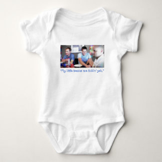 “My Little Toesies Are Ticklin’ Yeh!” Baby Bodysuit