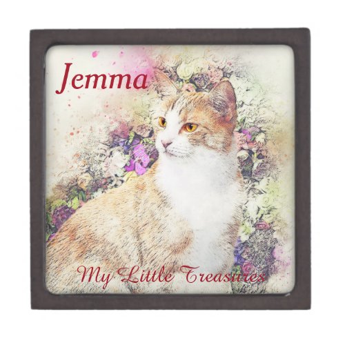 My Little Treasures Jewellery Cat Gift Box