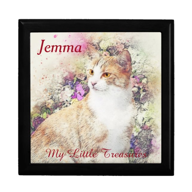 My Little Treasures Jewellery Cat Gift Box (Front)