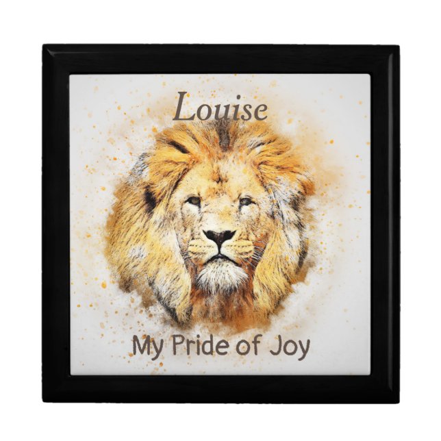 My Little Treasures Lion Gift Box (Front)