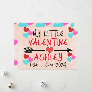 My little Valentine pregnancy announcement