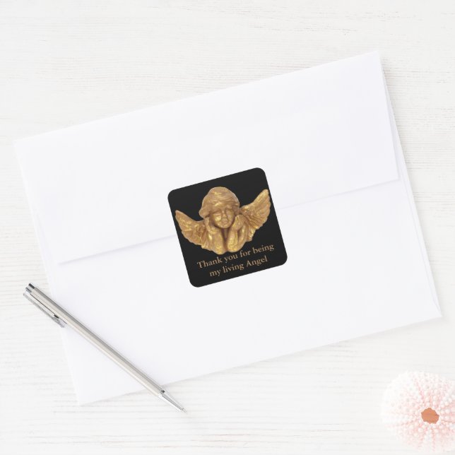 My Living Angel Thank You sticker (Envelope)