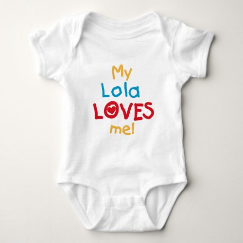 My Lola Loves Me T_shirts and Gifts