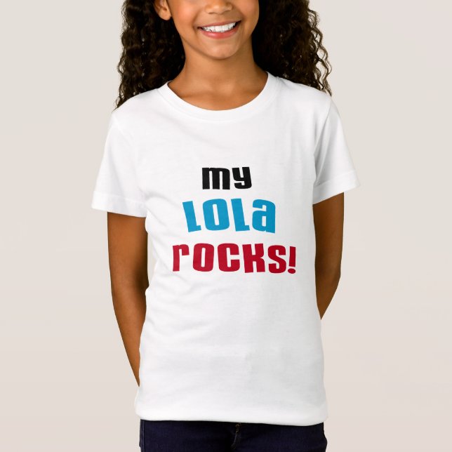 My Lola Rocks T-shirts and Gifts (Front)