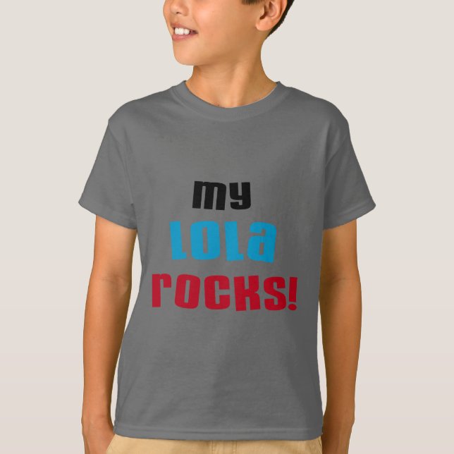 My Lola Rocks T-shirts and Gifts (Front)