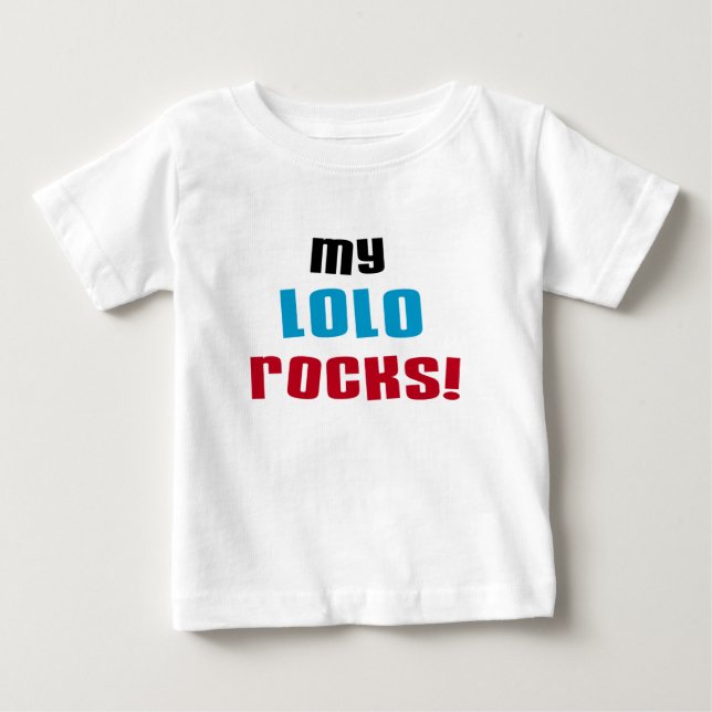 My Lolo Rocks T-shirts and Gifts (Front)