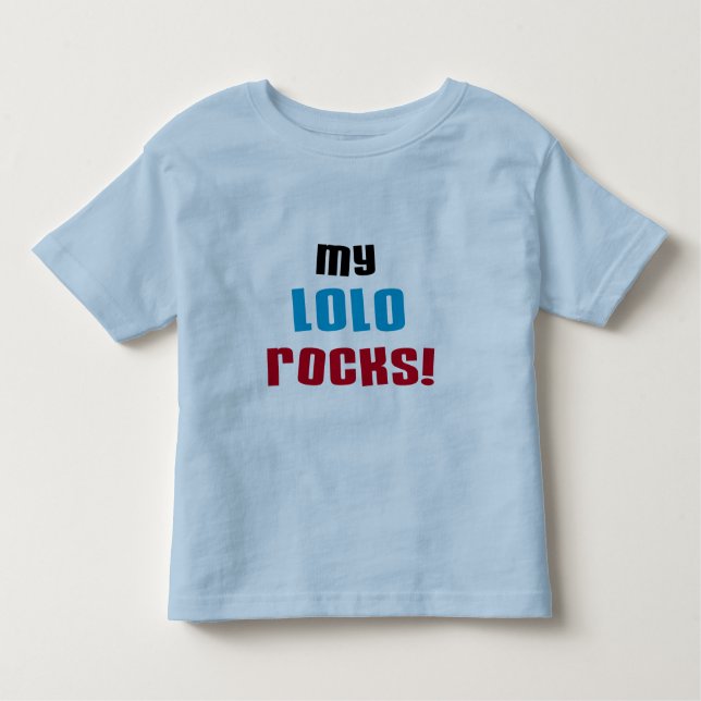My Lolo Rocks T-shirts and Gifts (Front)