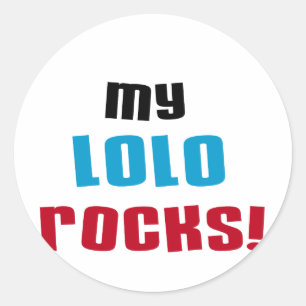 My Lolo Rocks T-shirts and Gifts Classic Round Sticker