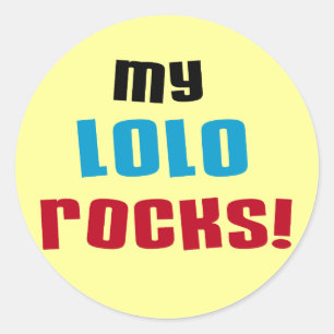 My Lolo Rocks T-shirts and Gifts Classic Round Sticker