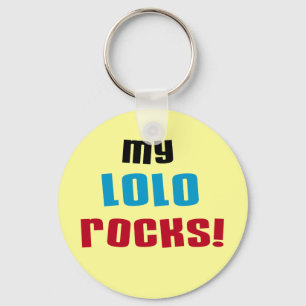 My Lolo Rocks T-shirts and Gifts Keychain