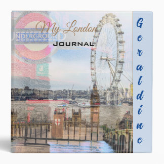 "My London Journal" 3 Ring Binder