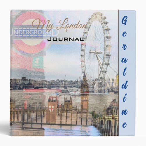 My London Journal 3 Ring Binder