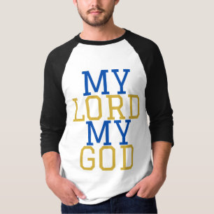 My Lord My God Biblical Men's 3/4 T-Shirt