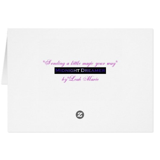 My Love... (Back Horizontal)