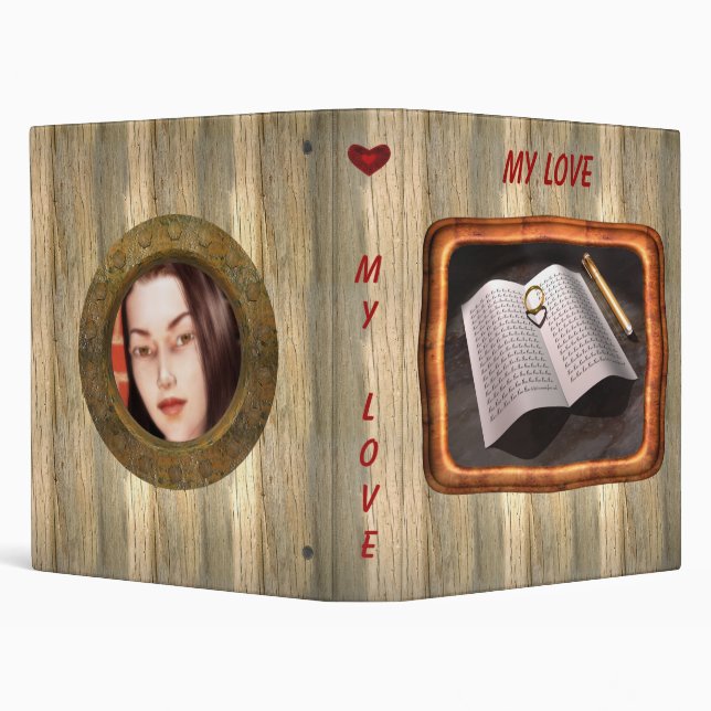 My Love 3 Ring Binder (Background)