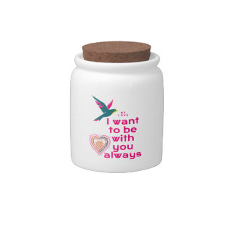 My love candy jar
