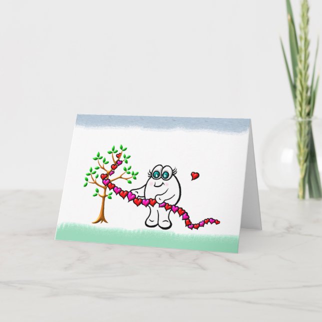 My Love For You Grows Stronger Every Day Holiday Card (Front)