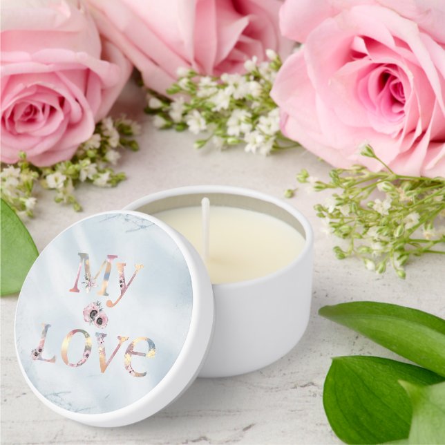 My Love Forever & Always Mini Candle Favors (Insitu (Wedding))