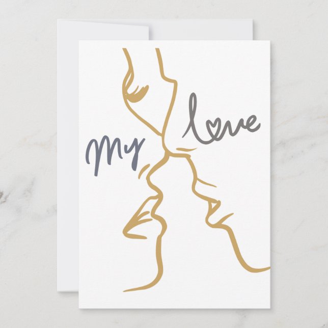 my love holiday card (Front)