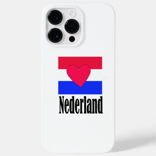 My love in netherlands nederland country Flag T_ Case_Mate iPhone 14 Pro Max Case