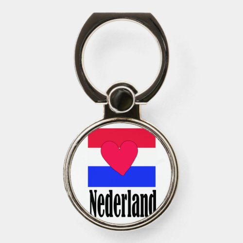 My love in netherlands nederland country Flag T_ Phone Ring Stand