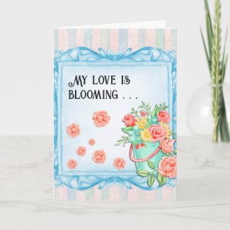 My Love is Blooming Roses Valentine's Day