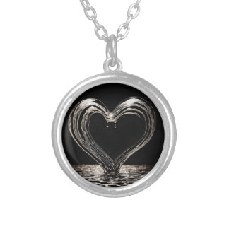My Love Is Deep Silver Plated Necklace