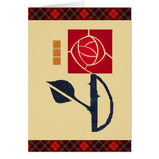 My Love is like a Red, Red, Rose Cards (Front)