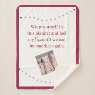 My Love Langage -Touch Sherpa Blanket