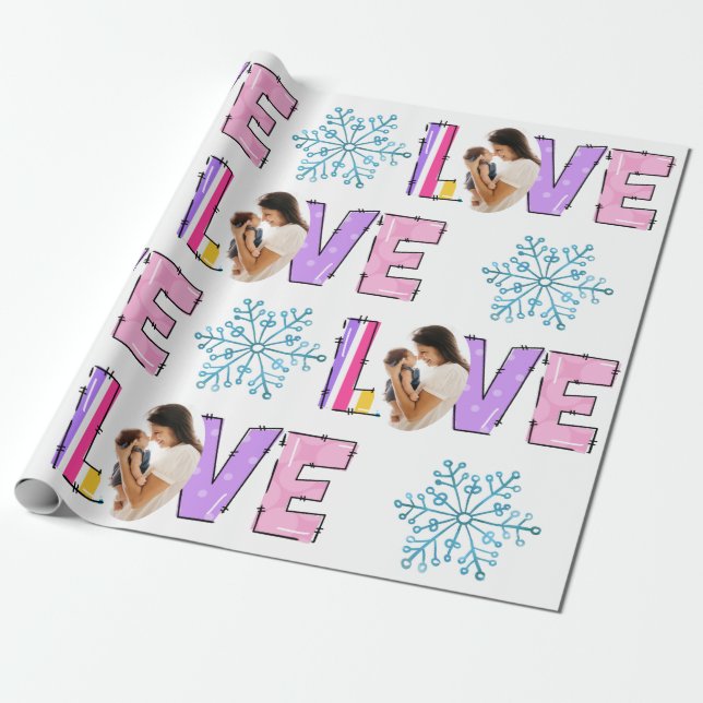 My Love My Family | Create Your Own Photo Wrapping Paper (Unrolled)