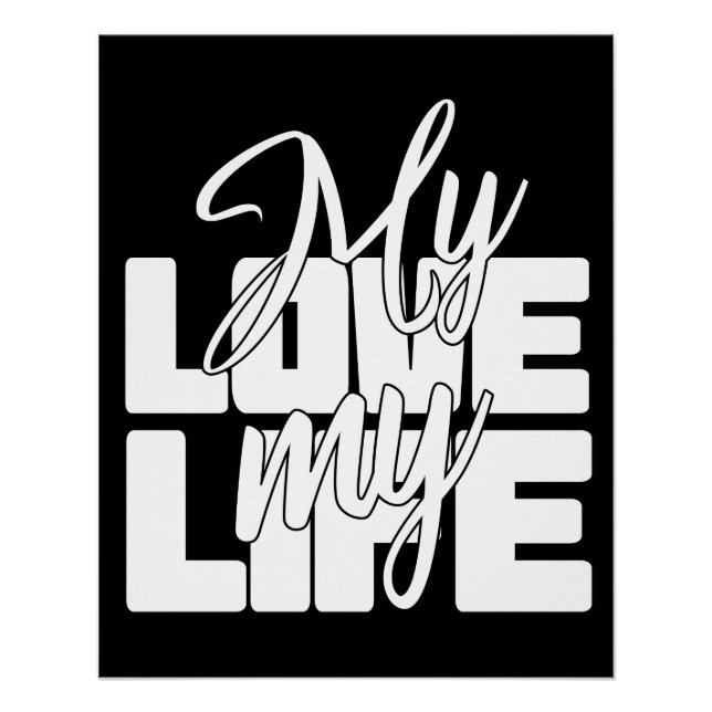 My Love My Life Poster (Front)