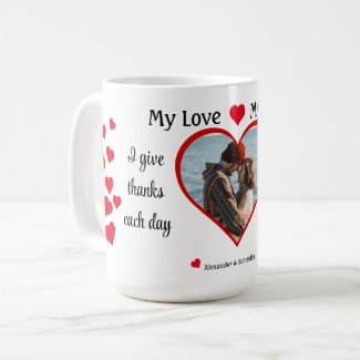 My Love My Life Romantic Heart Photo