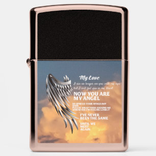 My Love now you are my Angel Zippo Lighter