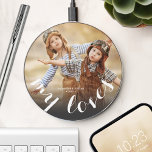 MY LOVE Personalized Photo Wireless Charger<br><div class="desc">Charge your smartphone in style with this wireless charger accented with "MY LOVES, " first names and year in beautiful chic white text over your favorite photo. Create for yourself or give to someone you love. MATCHING items in our collection.</div>