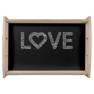 My Love Serving Tray